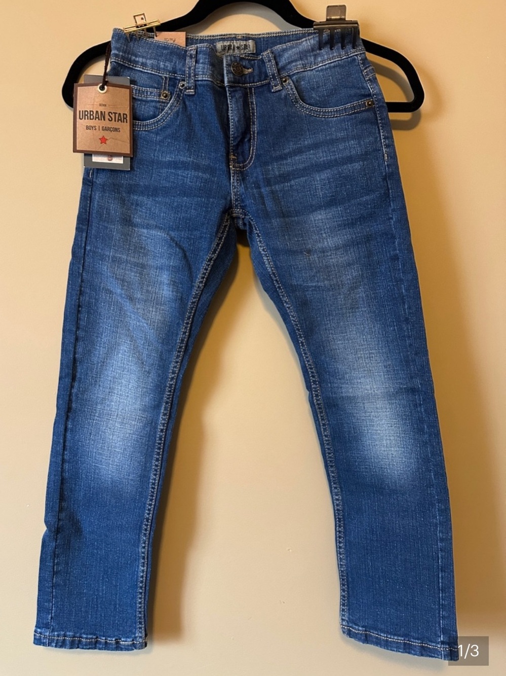 Urban Star Boys Slim Fit Jeans in Blue